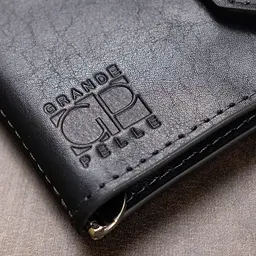 Чоловічий шкіряний зажим для грошей GRANDE PELLE 10х8х0,7 см acs0018647 - мініатюра 8