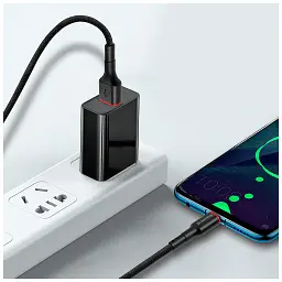 Дата кабель USB 2.0 AM to USB-C 1.0m 2.4А black ColorWay (CW-CBUC064-BK) - мініатюра 7