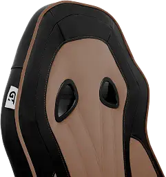 Геймерське крісло GT Racer чорне коричневе (X-2645 Black/Brown) - мініатюра 9
