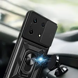 Панель BeCover Military для Infinix Note 30 NFC (X6833B) Black (711000) - мініатюра 4