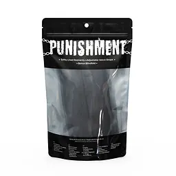 Фіксатори для руки та стегна Punishment – Thigh to Wrist Restraints – Black - мініатюра 4