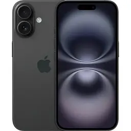 Смартфон Apple iPhone 16 128GB eSIM Black (MYAP3)