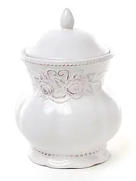 Банка Leeds Троянди для сипучих продуктів, кераміка Bona Ø13 см kuh0010045