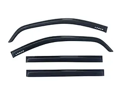 Дефлектори вікон вітровики Renault Logan Largus MCV 2004-2012 Скотч 3M Voron Glass - мініатюра 2