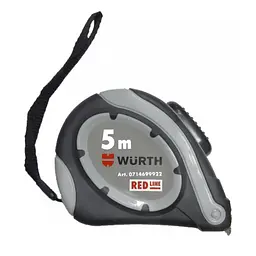 Рулетка карманная Wurth Red Line 5 м (0714699922)