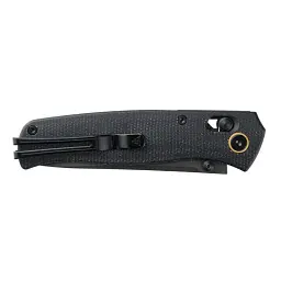 Ніж складаний туристичний SRM Medal 255L-MB3 82 мм 140Cr Micarta чорний - мініатюра 7