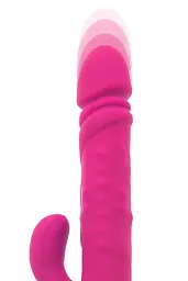 Вібратор-кролик Pleasures Premium Xtreme 27.5 см рожевий - мініатюра 3