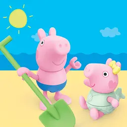 Ігровий набір Peppa Pig Figurines Три маленькі свинки на пляжі (G2833) - мініатюра 8