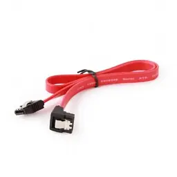 Кабель для передачі даних SATA III 0.1m угловой Cablexpert (CC-SATAM-DATA90-0.1M) - мініатюра 2
