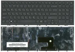 Клавіатура для ноутбука Sony Vaio (VPC-EH, VPCEH) Black, (Black Frame) - мініатюра 3