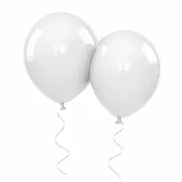 Надувні повітряні кульки Balloons 26 см (10") 100 шт наповнення повітрям або гелієм Білий