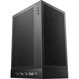Корпус Deepcool CH170 Digital чорний без БЖ Mini-ITX,3.5″x1/2.5″:на вибір одне з трьох: (R-CH170-BKNPI0D-G-1)