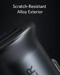 Зарядний пристрій для авто Anker 24 W PowerDrive 2 Alloy A2727 (А2727011) 4.8A 2 USB-A - мініатюра 6