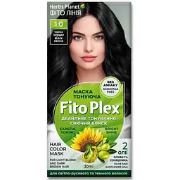 Маска Тонувальна ФІТО ЛІНІЯ Чорна орхідея Herb's Planet Fito Plex 1.0