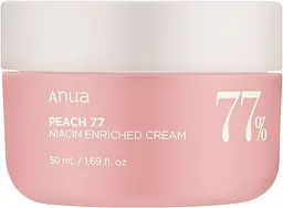 Зволожувальний крем для обличчя 50 мл Anua Peach 77% Niacin Enriched Cream