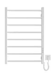 Електрична рушникосушарка HF Leeds 770x530 white matte 6.1.0802.06.WM, Білий матовий, універсальне (коннектор), Електронний - мініатюра 2