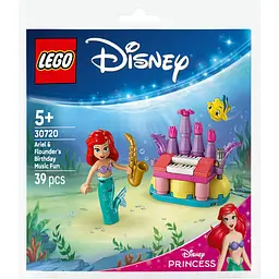 Конструктор LEGO Конструктор Disney Princess Музичні розваги Аріель і Флаундера з нагоди дня народження 39 деталей (30720)