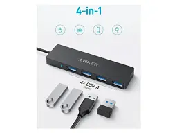 Мультипортовий адаптер ANKER PowerExpand Direct 4-in-1 USB-C PD Media Hub (A8309G11) - мініатюра 2