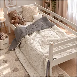 Плед дитячий MirSon Poplin Waffle Animals 150х220 см (2200013893486) - мініатюра 7