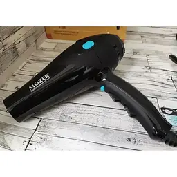 Фен для волосся Mozer Edition MZ-3100 6000 Вт з двома концентраторами Чорний - мініатюра 5