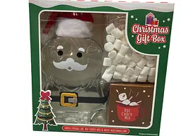 Подарунковий набір Becky's Christmas Gift Box для приготування гарячого шоколаду з маршмелоу 45 г (8713305819605)