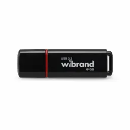 Флеш накопичувач USB 64Gb Wibrand Scarab, Black, USB 3.2 Gen 1 (WI3.2/SC64P11B)