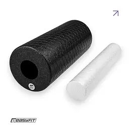 Масажний ролик EasyFit LightWeight 33х14 см з масажером для стоп 33х5 см