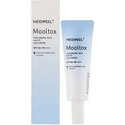 Сонцезахисний крем Medi-Peel Hyaluronic Acid Mooltox Air Fit Sun Cream 50+ PA++++ 50 мл - мініатюра 3