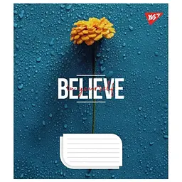 Зошит учнівський "Believe in yourself" Yes 767104 48 аркушів Різнокольоровий