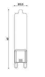 Лампа LED G9-5W COB 3K DIM Kloodi G9-5W COB 3K DIM - мініатюра 2