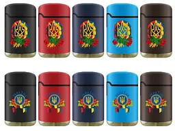 Запальнички Smile Turbo Jet Герб України набір 10 шт