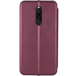 Шкіряний чохол-книжка Classy для Xiaomi Redmi 8 Бордовий - мініатюра 2