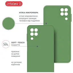 Чохол до мобільного телефона Intaleo SoftShell Samsung Galaxy A22 LTE (4G) Green (1283126562624) - мініатюра 5