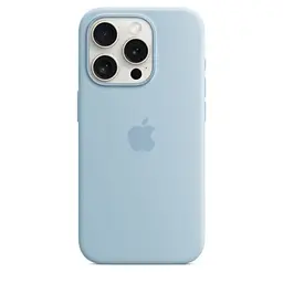 Силіконовий чохол CasePro Silicone Case with MagSafe Light Blue для iPhone 15 Pro - мініатюра 3