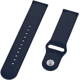 Силіконовий ремінець BeCover для Xiaomi Amazfit Bip (20 mm) Lite/Bip S Lite/Bip 3/Bip 3 Pro/GTR 42 mm/GTS/TicWatch S2/TicWatch E/GTS 3/GTS 2 mini Blue-Horizon (706199) - мініатюра 2