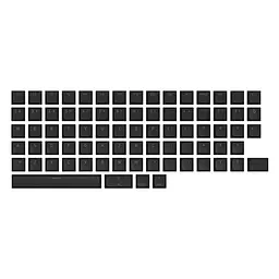 Набір кейкапів Hator OMA Profile PBT Keycap Set Black US A-part ANSI/ISO (HTS501)