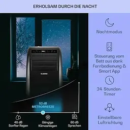 Кондиціонер мобільний Klarstein Metrobreeze Rome 10 000 BTU (10035804) - мініатюра 4