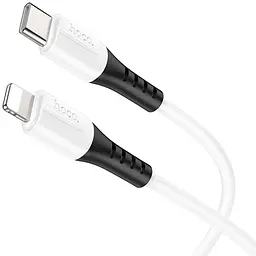 Дата кабель Hoco X82 Silicone Type-C to Lightning 20W (1m) White - мініатюра 2