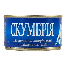 Скумбрія Арктика атлантична НДО 240 г