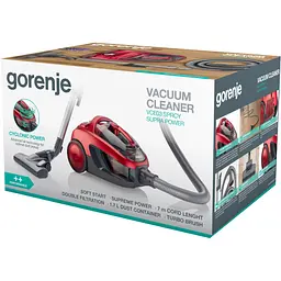 Пилосос Gorenje VCE 03 SPRCY (VC-T4019) - мініатюра 6