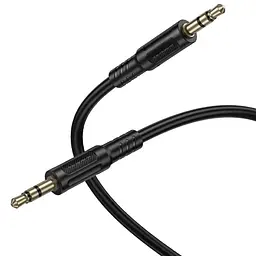 Аудіо кабель Aux Borofone BL25 Nice (1m) Black - мініатюра 5