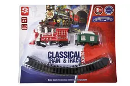 Дитяча залізниця на батареях Classical Train 3193C, на блістері р.24,5x20 см YG Toys