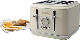 Тостер , 950Вт, пластик + металл, бежевий Gorenje teh0025677 - мініатюра 9