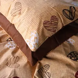 Комплект постільної білизни MirSon 17-0705 Toffee Hearts бязь 110 х 140 см (2200010619652) - мініатюра 5