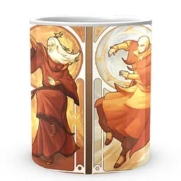 Кухоль GeekLand Аватар: легенда про Аанг The last airbender gods AV 02.440 330 мл білий - мініатюра 3