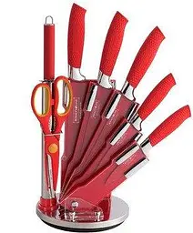 Набір ножів Royalty Line RL-RED8-W red