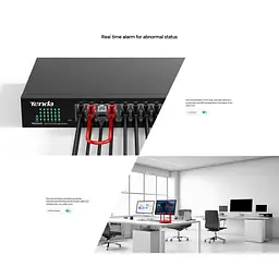Комутатор Tenda TEG2226F (TEG2226F) - мініатюра 5