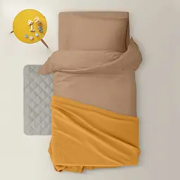 Плед-покривало Cosas Waffle Weave Curcuma 75х95 см (Blanket_23Curcuma_WaffleWeave_75x95) - мініатюра 2