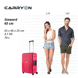 Валіза CarryOn Steward (M) Red (502262) - мініатюра 10