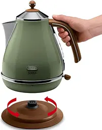 Електрочайник Delonghi KBOV 2001.GR (KBOV 2001 GR) - мініатюра 8